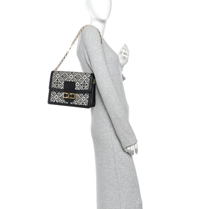 Louis Vuitton Jacquard Since 1854 Dauphine MM Grey 2 of 9
