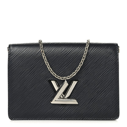 Louis Vuitton Epi Twist Belt Chain Wallet Black 1 of 10