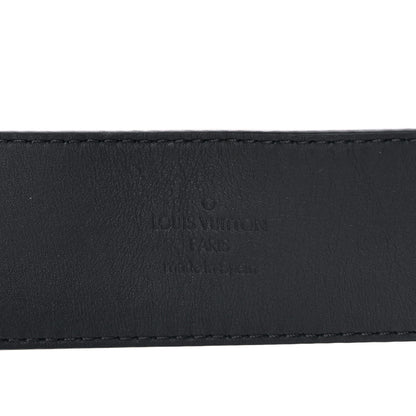 Louis Vuitton Monogram Eclipse Taigarama 40mm LV Initiales Reversible Belt 90 36 Black 3 of 12