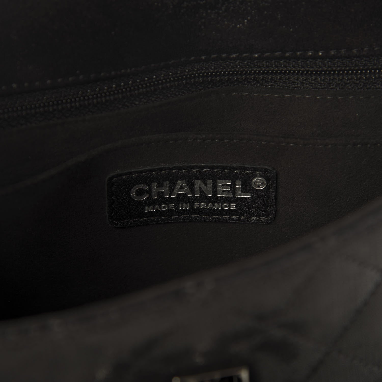 Chanel Sequin Goatskin Crystal CC Mini Flap Black 8 of 9