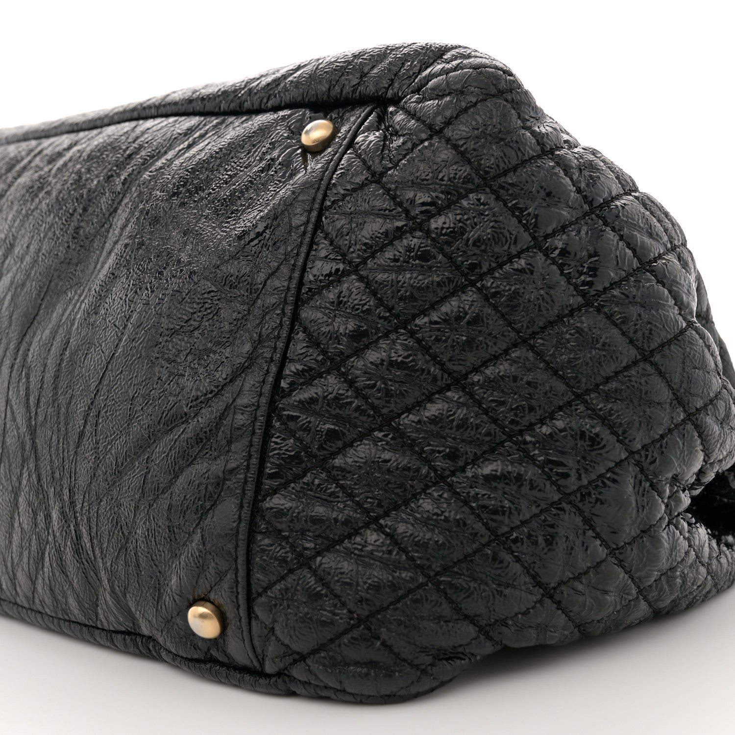 Chanel Vinyl Rock and Chain Flap Black 10 of 12