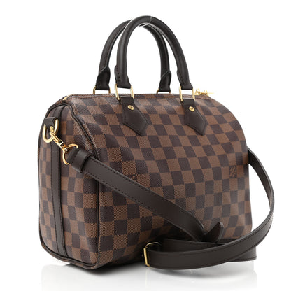 Louis Vuitton Damier Ebene Speedy Bandouliere 25 3 of 8