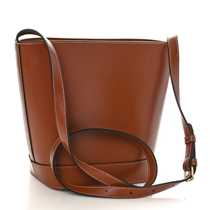Celine Smooth Calfskin Small Cuir Triomphe Bucket Bag Tan 2 of 7
