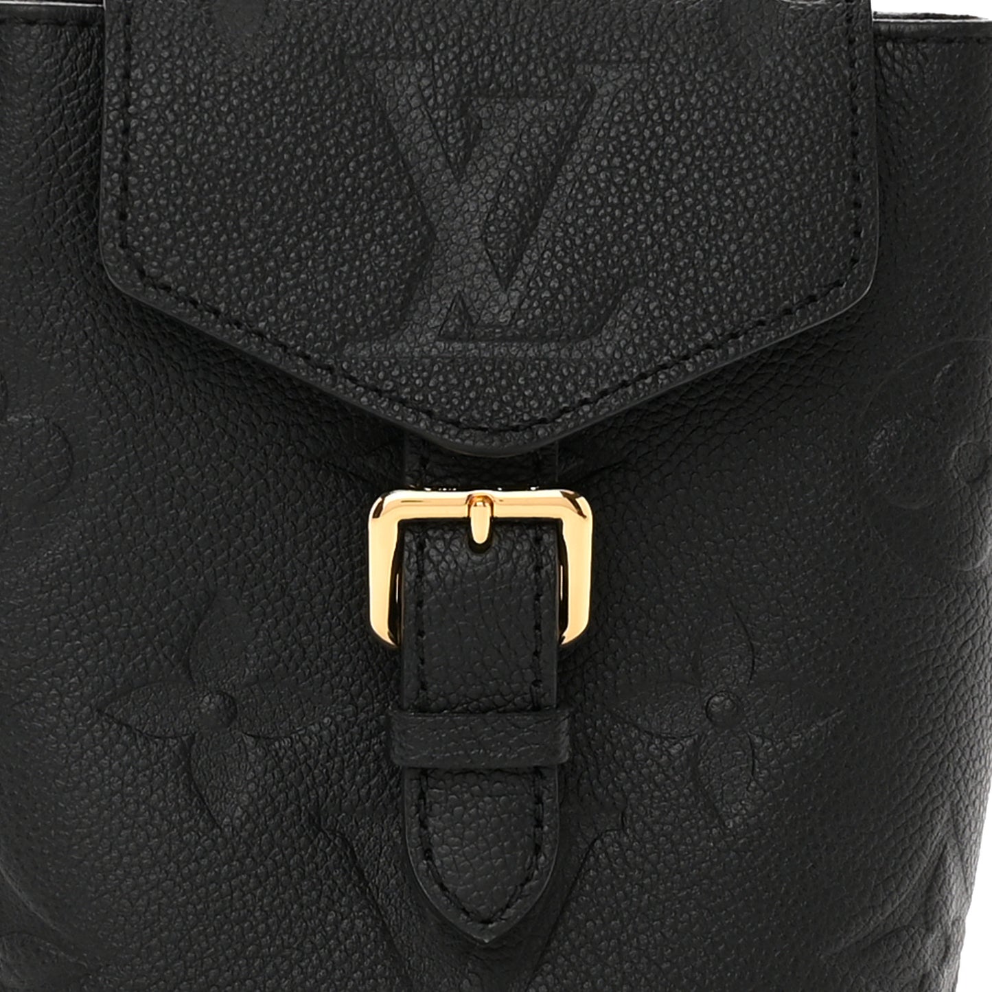 Empreinte Monogram Giant Tiny Backpack Black