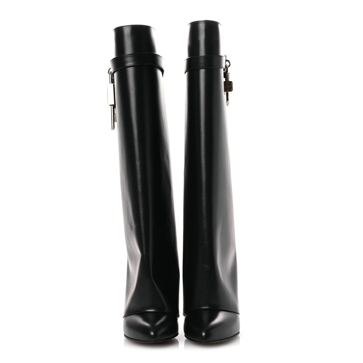 Givenchy Calfskin Shark Lock Pant Boots 39 Black 3 of 10
