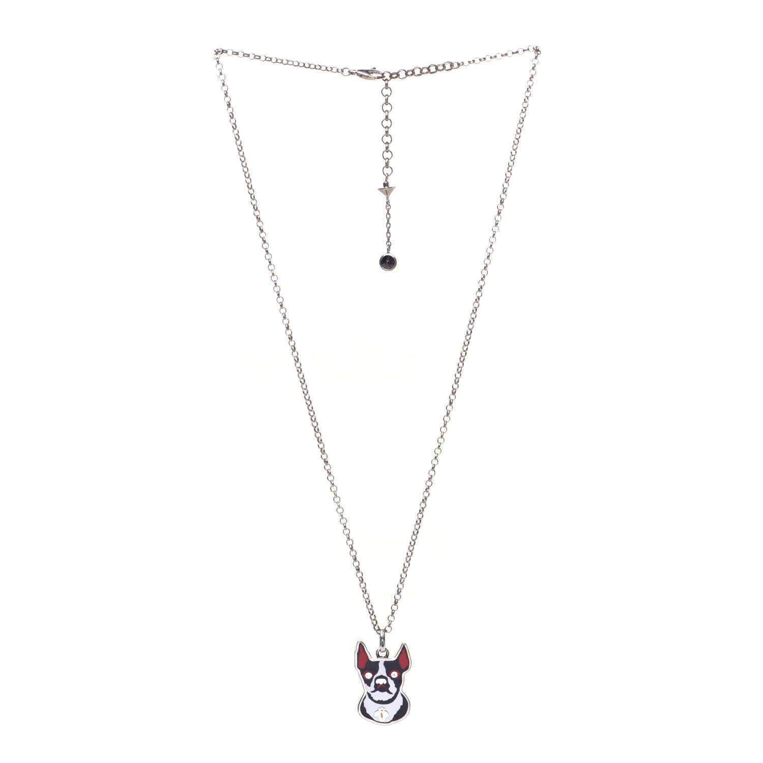 Gucci Sterling Silver Orso Pendant Necklace 3 of 7