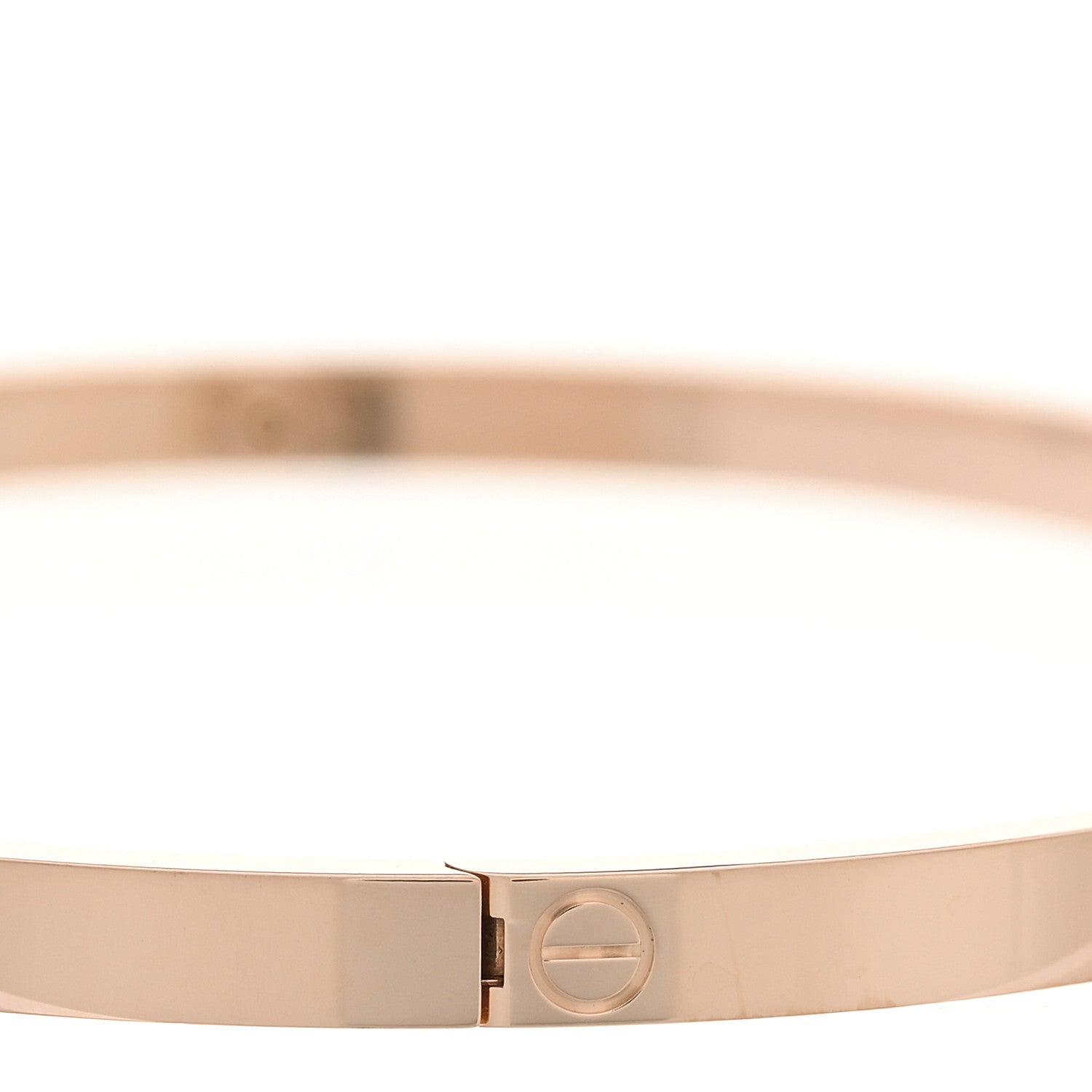 Cartier 18K Pink Gold 6 Diamond Small LOVE Bracelet 19 5 of 9