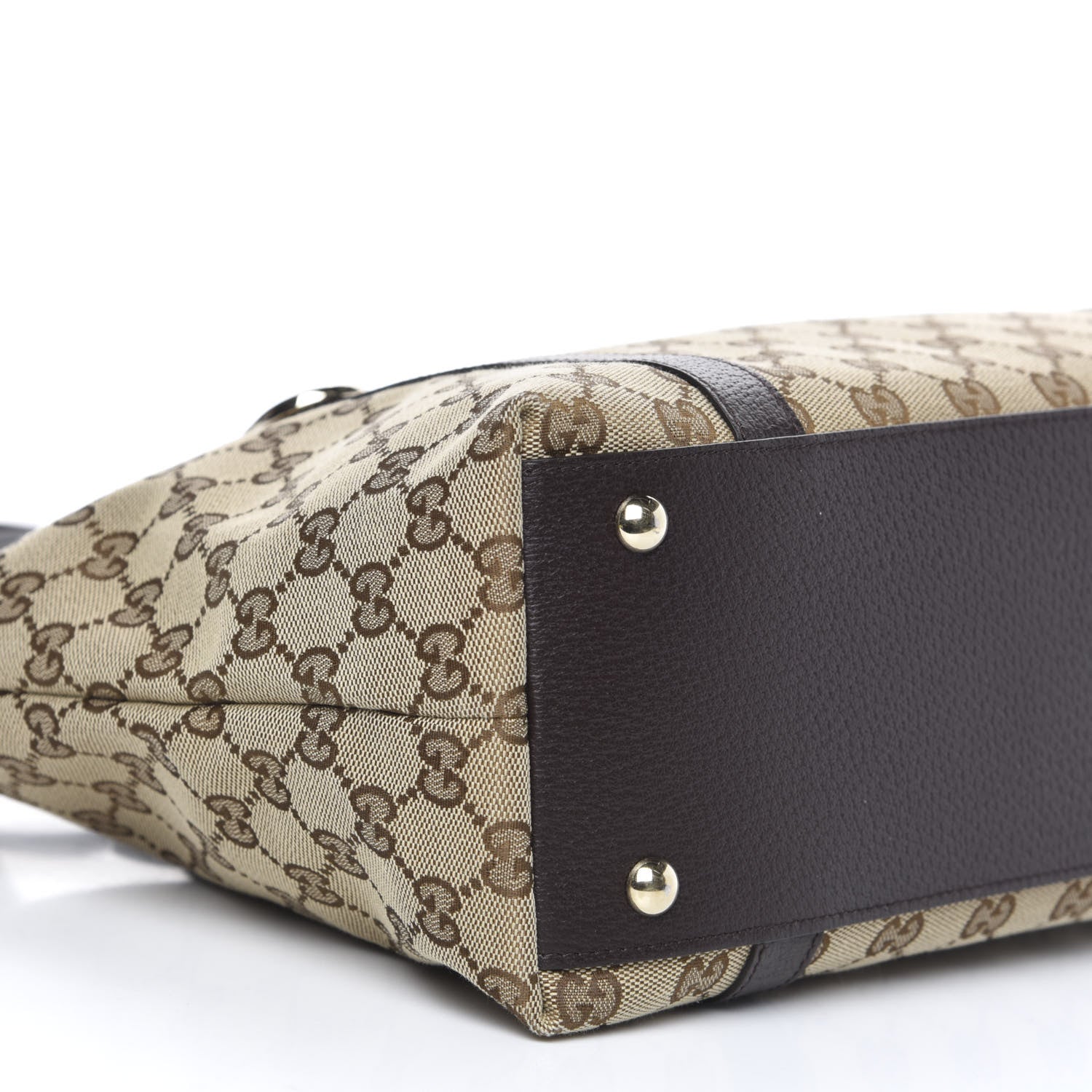 Gucci Monogram Medium Abbey Tote Dark Brown 8 of 9