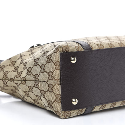 Gucci Monogram Medium Abbey Tote Dark Brown 8 of 9
