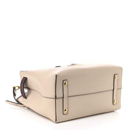 Burberry Soft Grain Calfskin Medium Belt Bag Ivory Mahogany Red 4 of 9