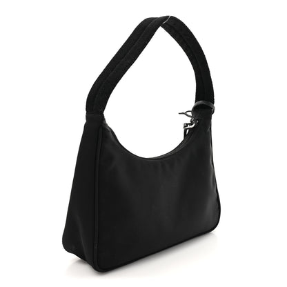 Prada Tessuto Nylon Mini Re-Edition 2000 Bag Black 3 of 9