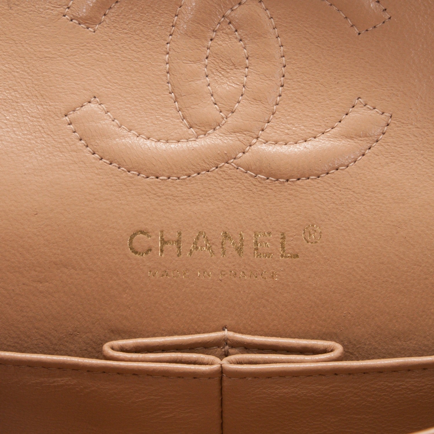 Chanel Caviar Quilted Small Double Flap Beige 7 of 8