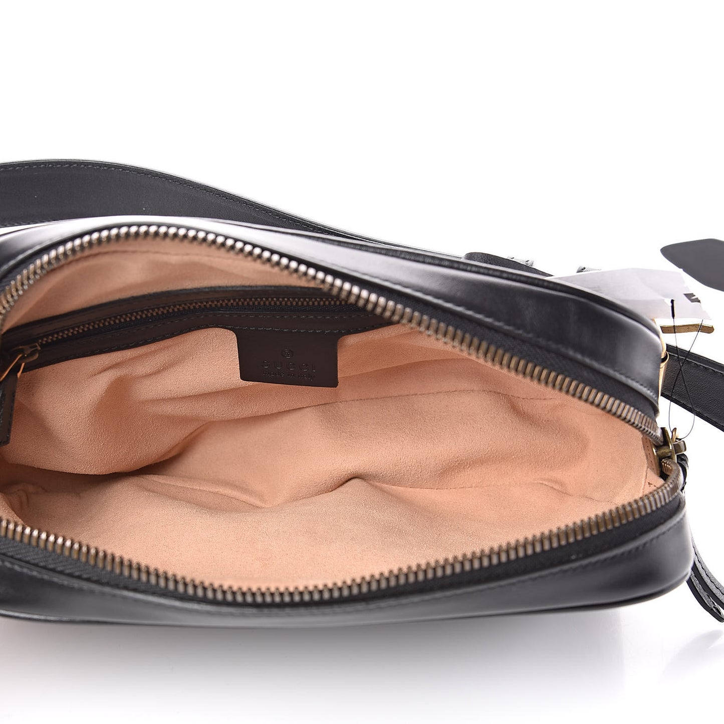 Calfskin Matelasse Mens GG Marmont Belt Bag 100 40 Black