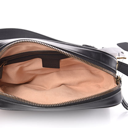 Gucci Calfskin Matelasse Mens GG Marmont Belt Bag 100 40 Black 5 of 11