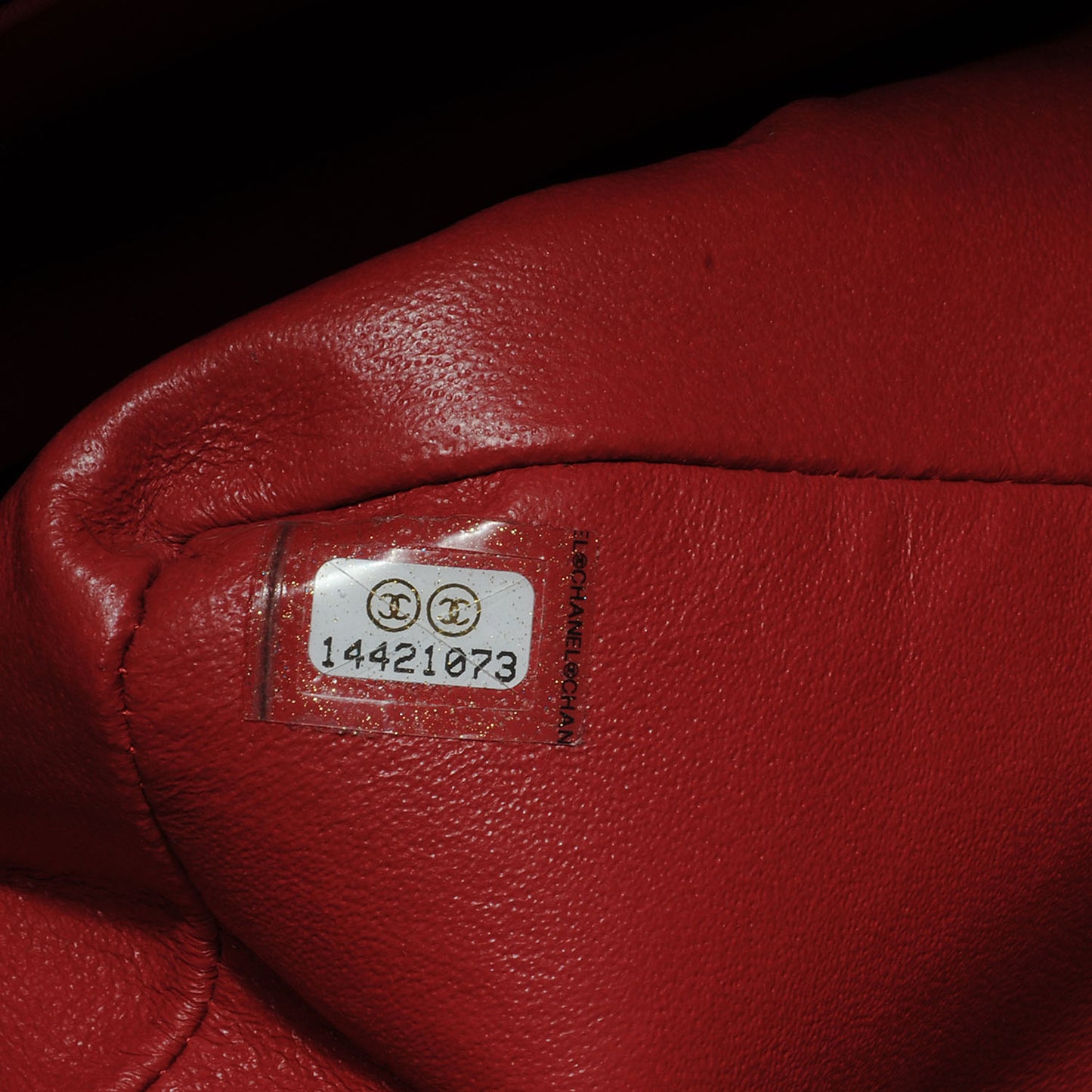 Caviar Quilted Maxi Double Flap Red