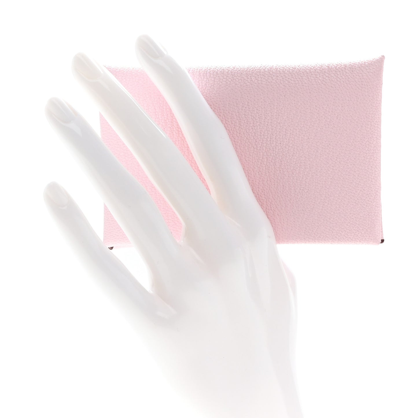 Chevre Mysore Calvi Card Case Rose Darling