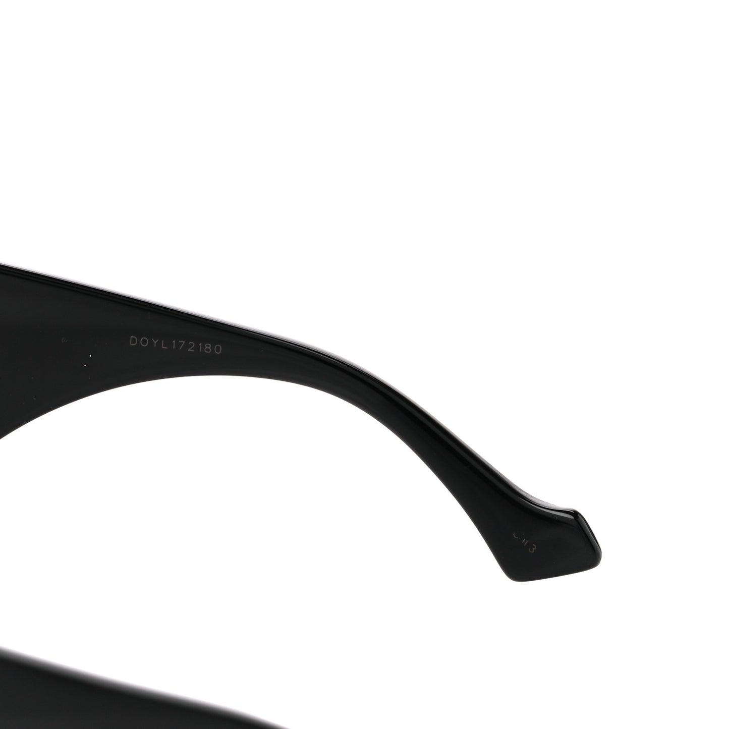 Acetate Square Frame Sunglasses GG0956S Black