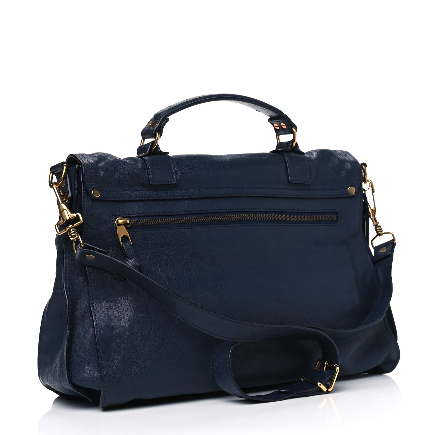 Lambskin Large PS1 Satchel Midnight