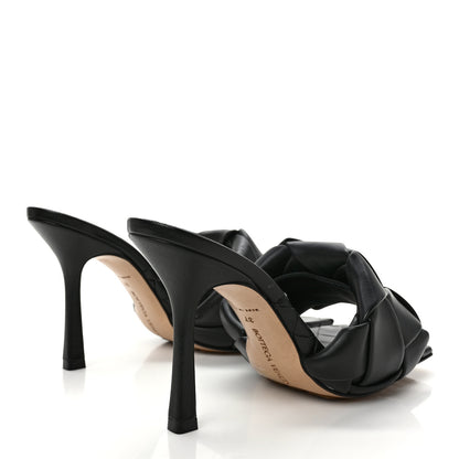 Bottega Veneta Nappa Maxi Intrecciato Lido Mule Sandals 37 Black 4 of 8