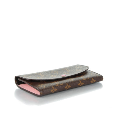 Louis Vuitton Monogram Emilie Wallet Rose Ballerine 4 of 8