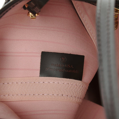 Louis Vuitton Damier Ebene Neo Neverfull MM Rose Ballerine 7 of 7