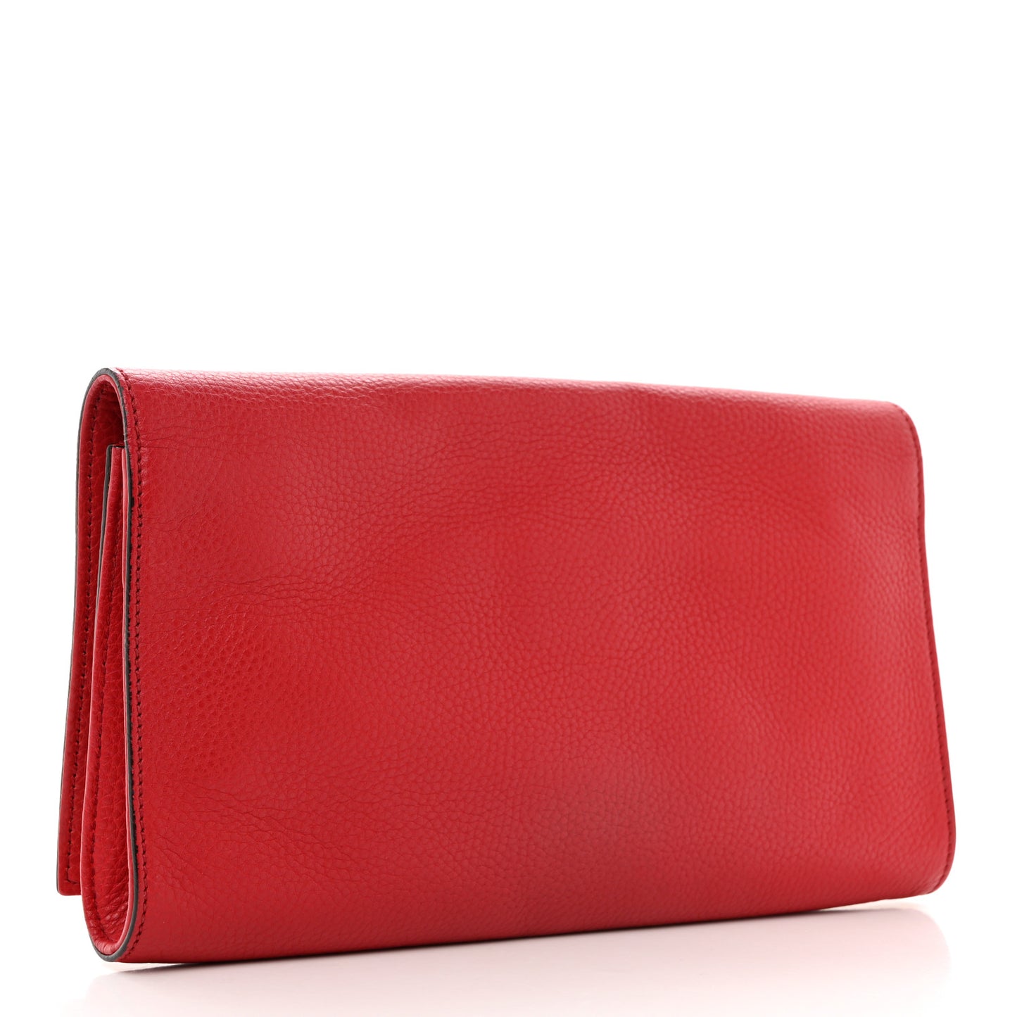Soft Patent Medium Soho Clutch Red