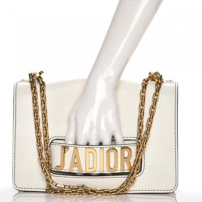 Christian Dior Calfskin J'Adior Chain Flap Bag Off White 3 of 13
