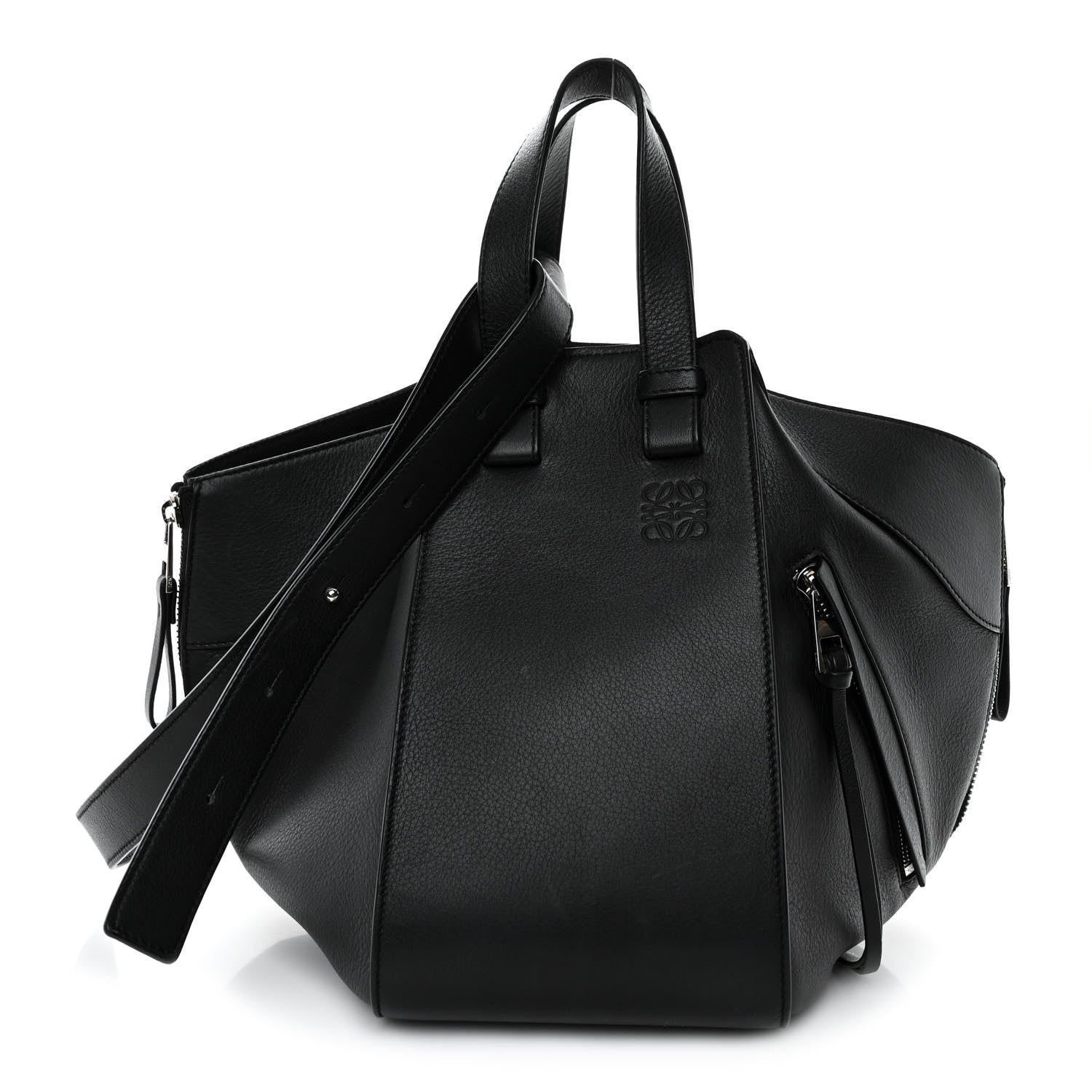 Loewe Calfskin Small Hammock Shoulder Bag Black 1 of 9