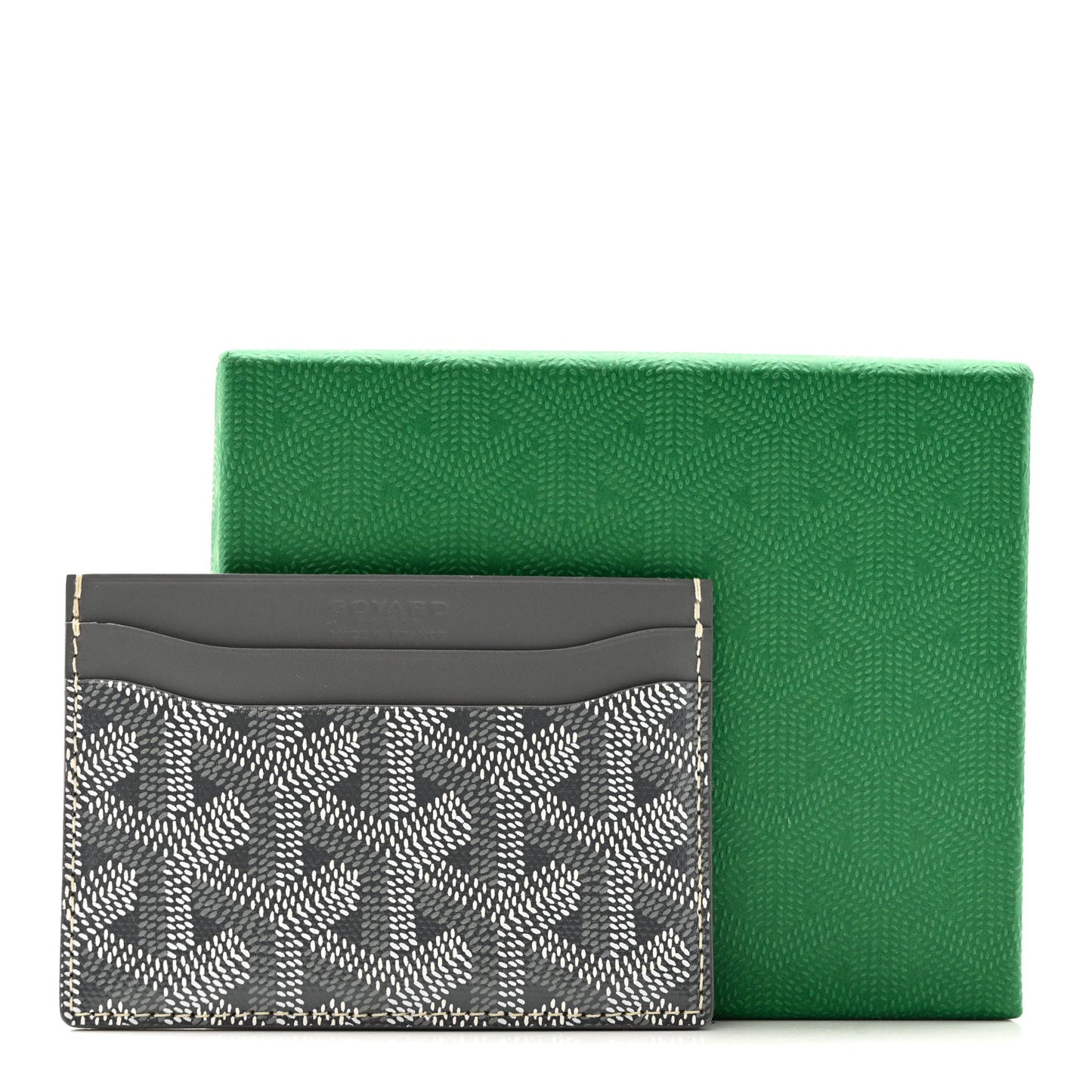 Goyardine Saint Sulpice Card Holder Grey