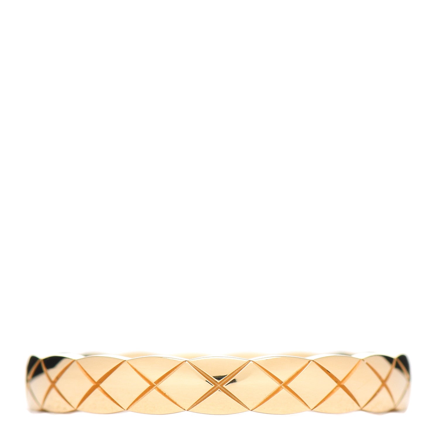 Chanel 18K Yellow Gold Mini Coco Crush Ring 57 8 3 of 5