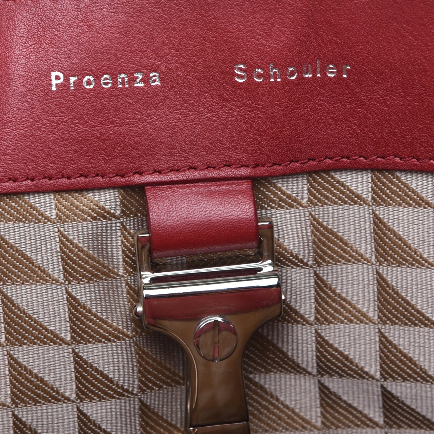 Calfskin PS11Tote Crimson