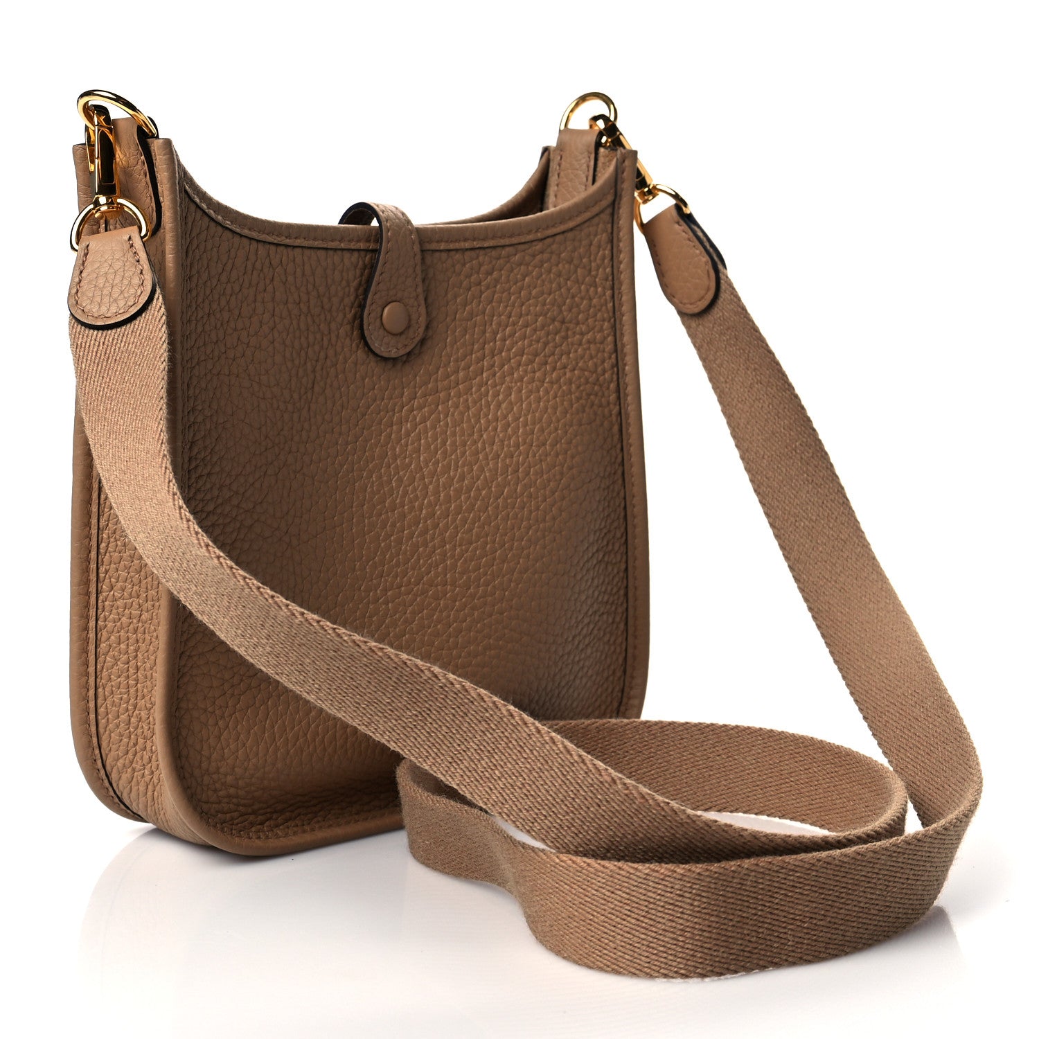 Hermes Taurillon Clemence Evelyne TPM Biscuit 3 of 10