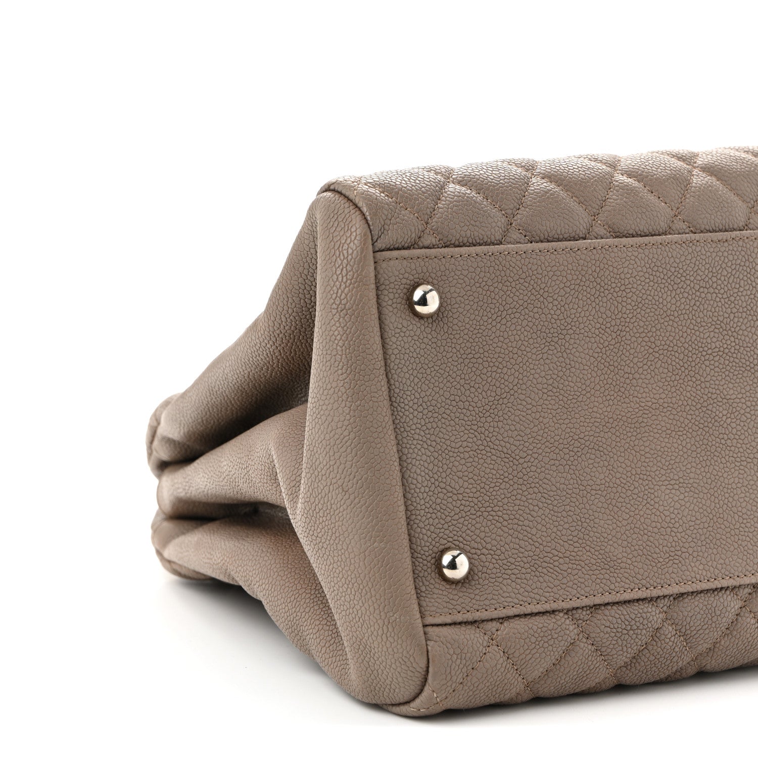 Chanel Caviar Quilted Large Just Mademoiselle Beige 9 of 10