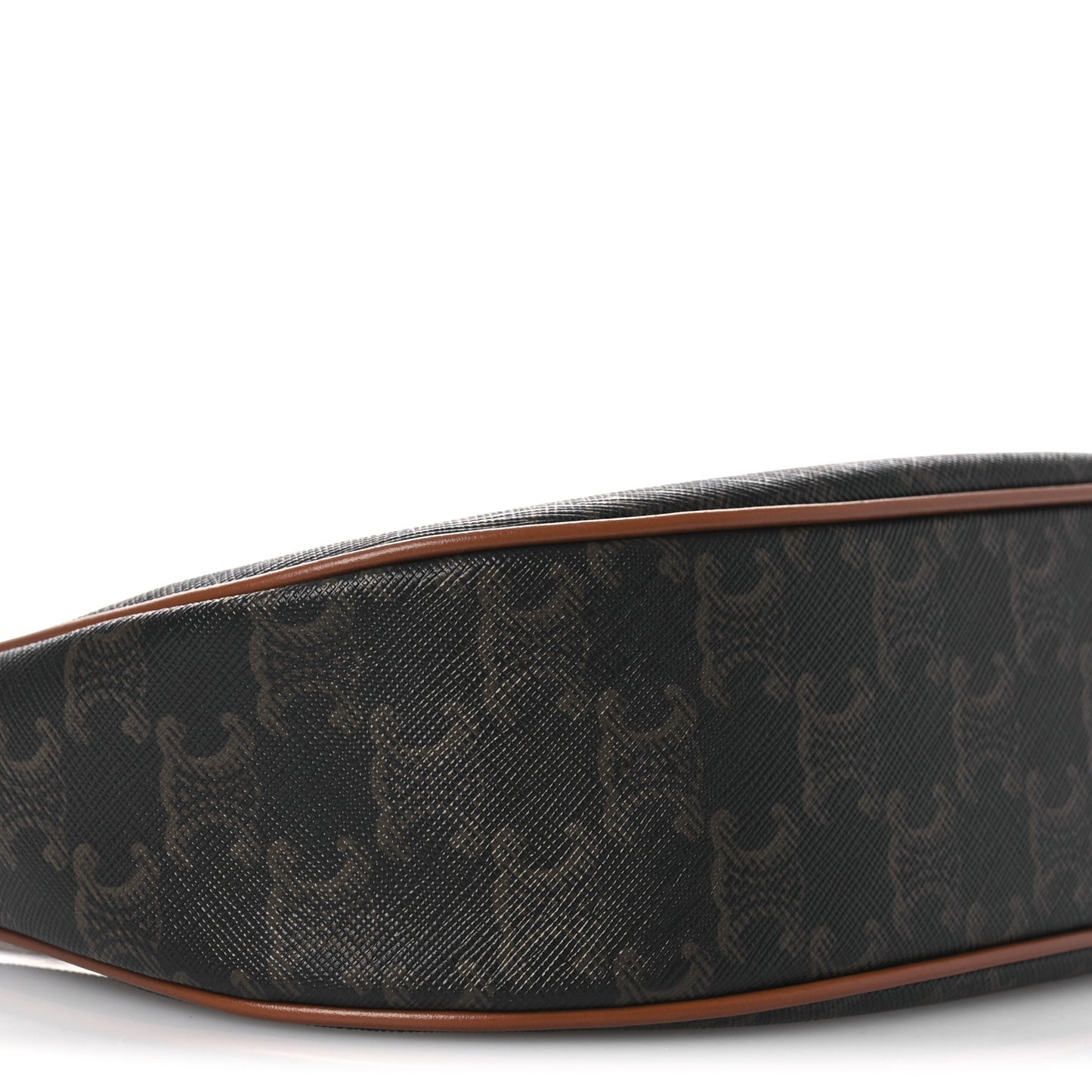Triomphe Canvas Calfskin Ava Shoulder Bag Tan