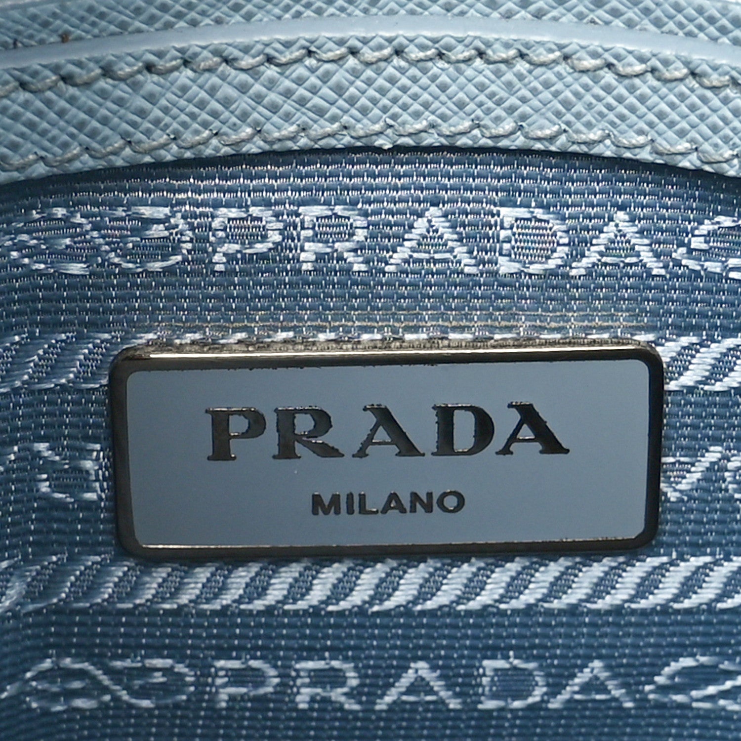 Prada Saffiano Lux Small Promenade Tote Lago 6 of 9