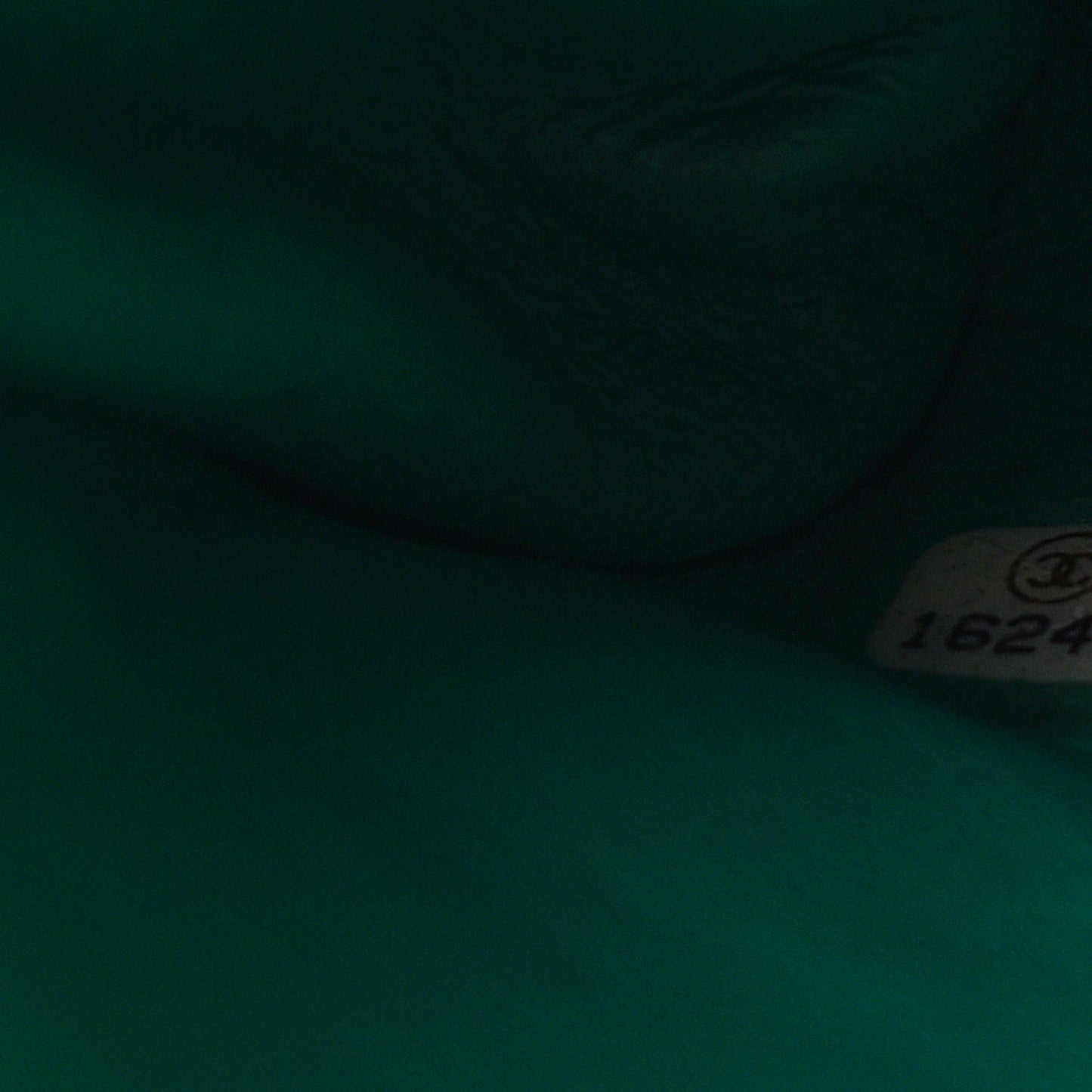 Lambskin Quilted Clutch With Chain Flap Green