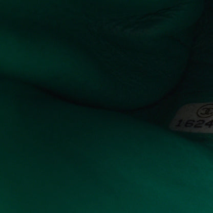 Chanel Lambskin Quilted Clutch With Chain Flap Green 9 of 14