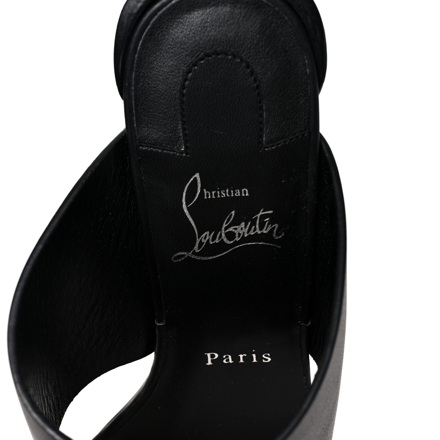 Calfskin CL Tongamule 55 Mule 39 Black
