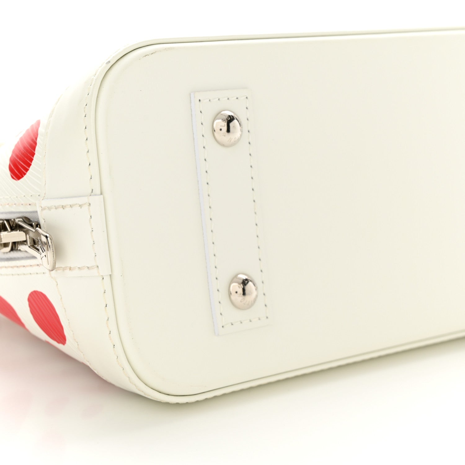 Louis Vuitton LV X YK Epi Alma BB White 9 of 10