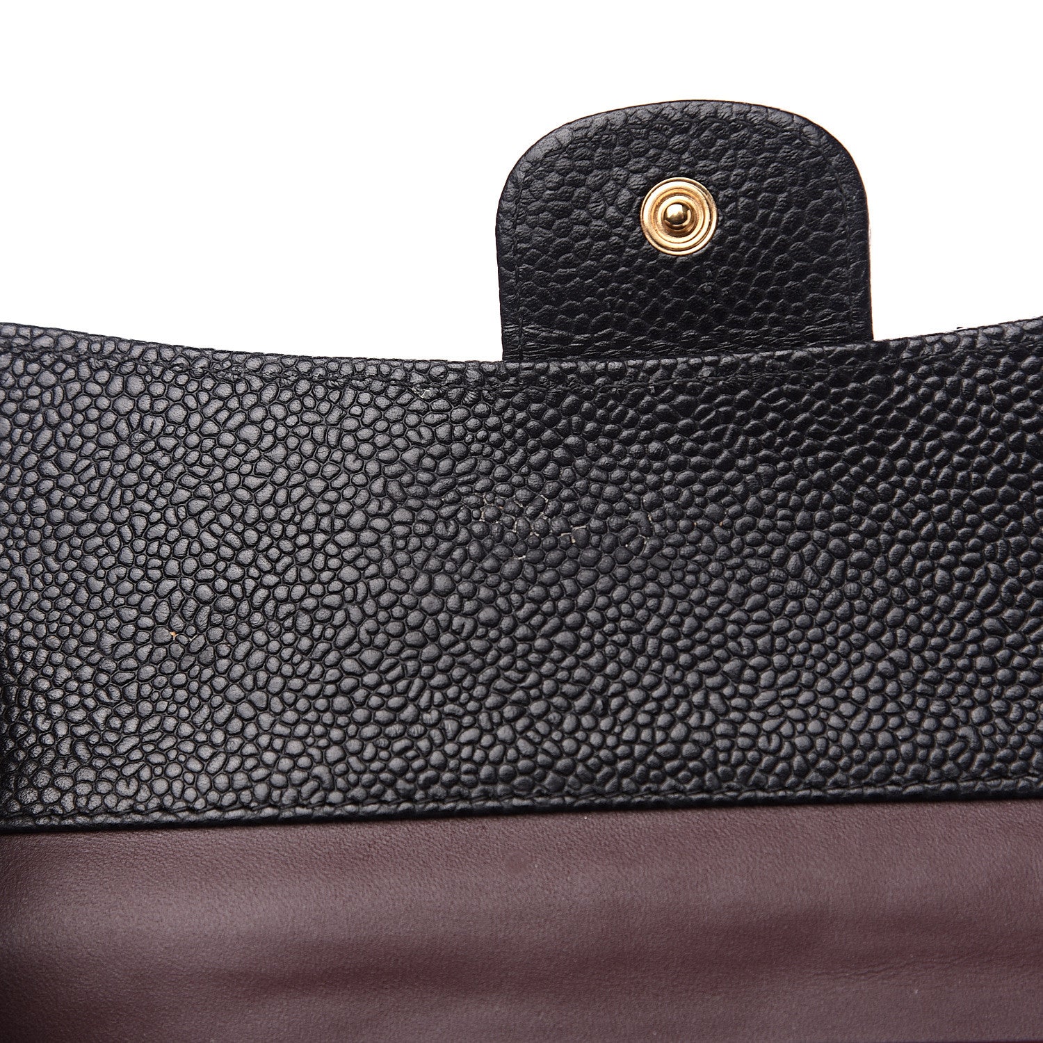 Chanel Caviar Quilted Large Flap Wallet Black 9 of 11