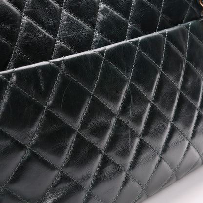 Chanel Calfskin Python Large Urban Mix Flap Dark Green 10 of 12