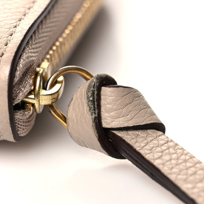 Louis Vuitton Calfskin Lockme Zippy Coin Purse Greige 8 of 9