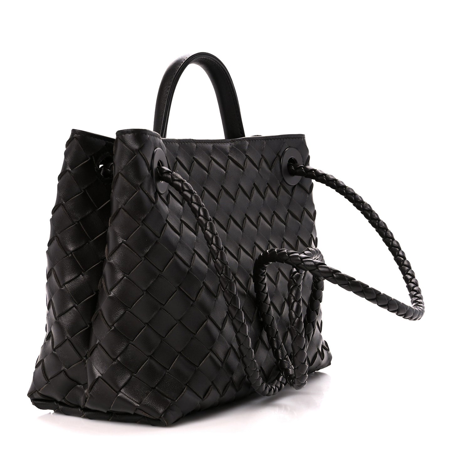BOTTEGA VENETA Nappa Intrecciato Small Andiamo Shoulder Bag Fondant