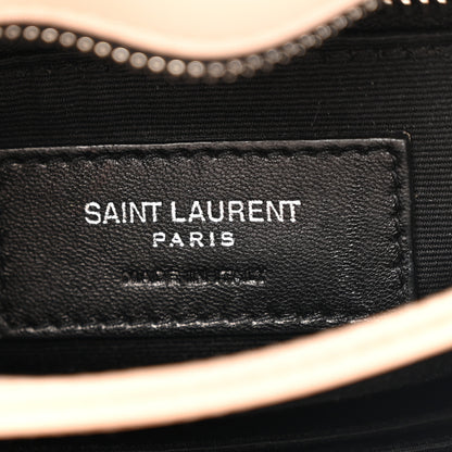 Saint Laurent Calfskin Y Quilted Monogram Toy Loulou Crossbody Bag Nude Powder 7 of 15