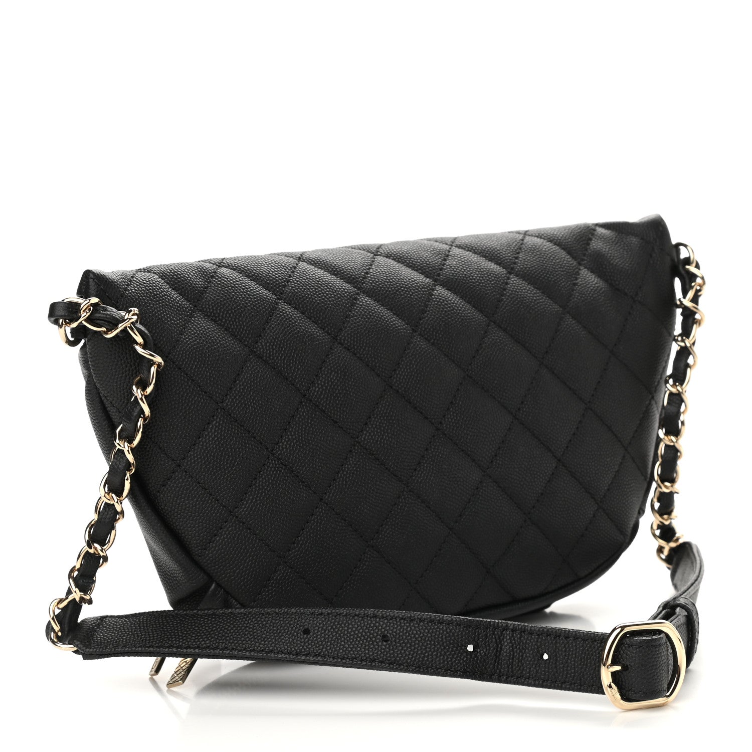 Chanel Caviar Quilted Business Affinity Waist Belt Bag Black 3 of 9