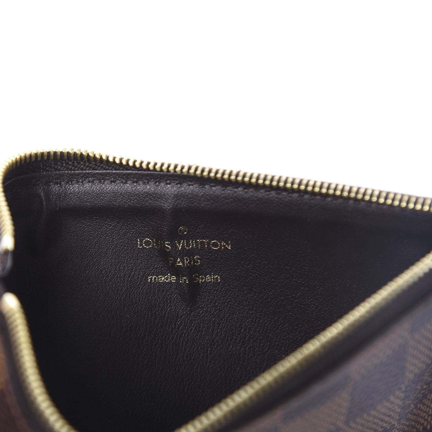 Damier Ebene Josephine Wallet Zippered Insert