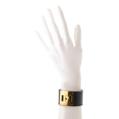 Hermes Chamonix Kelly Dog Bracelet Black 2 of 6