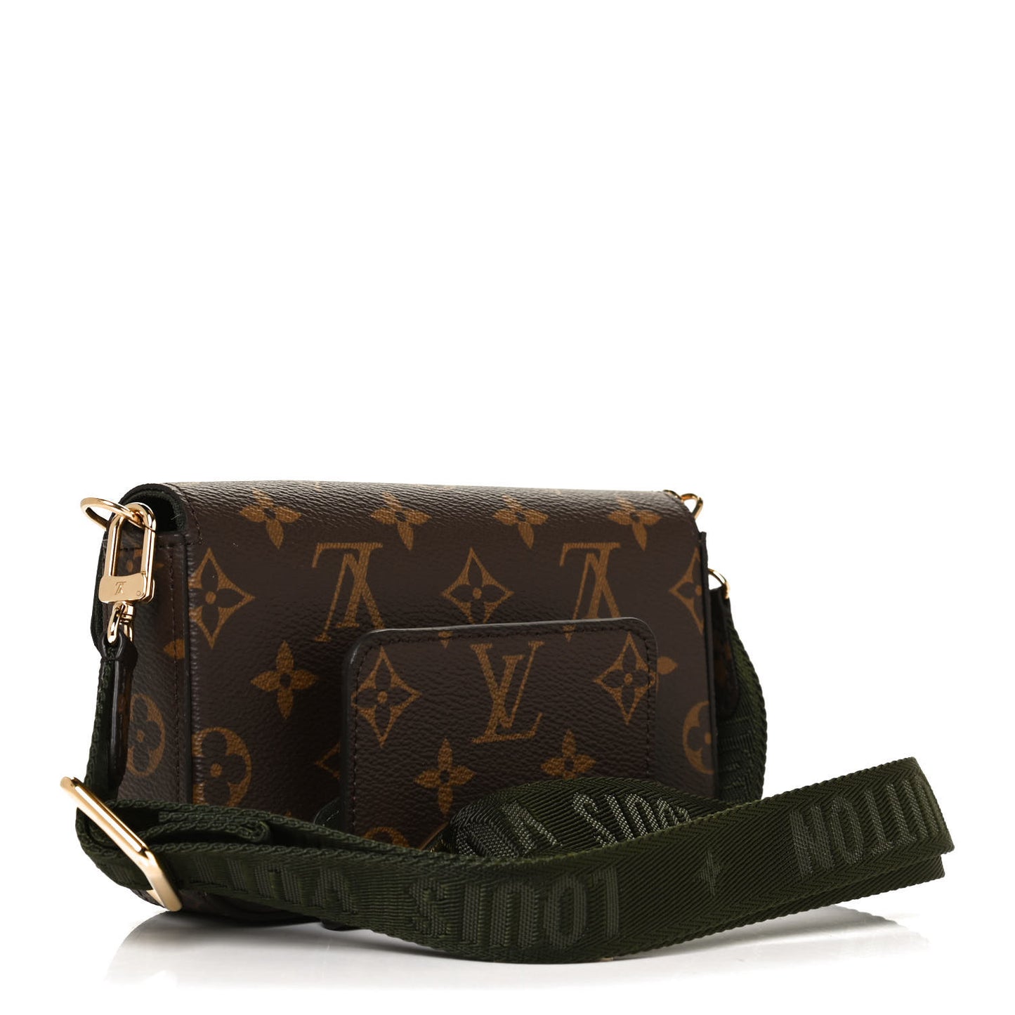 Monogram Felicie Strap & Go Kaki