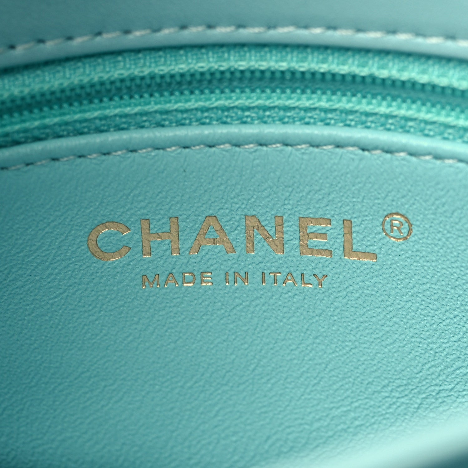 Chanel Lambskin Chevron Quilted Medium Trendy CC Dual Handle Flap Bag Mint Green 6 of 10