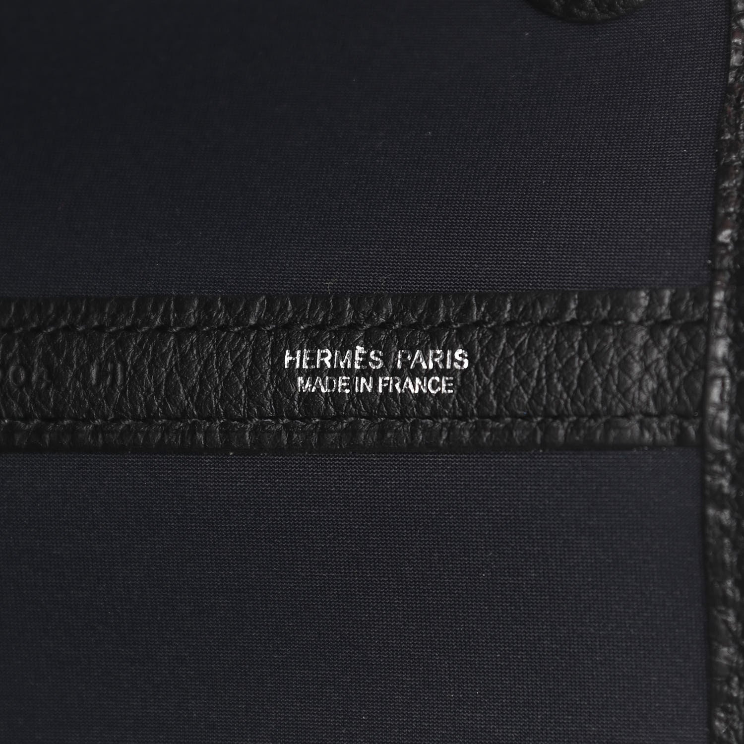 Hermes Toile Negonda Garden Party Tote 36 MM Bleu Marine Black 6 of 11
